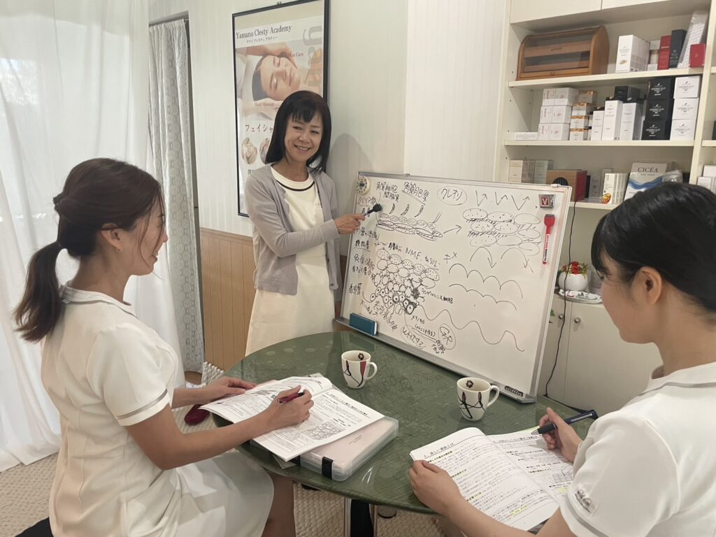 山野愛子どろんこ美容南越谷,エステスクール